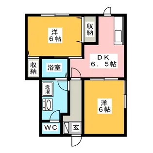 レジデンス弥【1階】の間取り