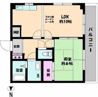 アイリス砧【1階】の間取り