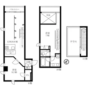 開洋館の間取り