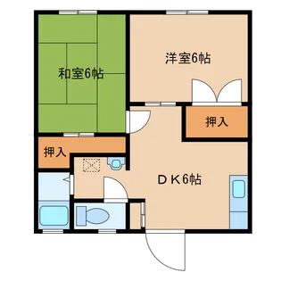サンシティTOMOE【2階】の間取り