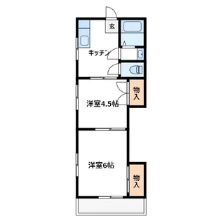 平和荘【1階】の間取り