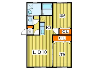 Pine【2階】の間取り