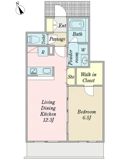 ソラーレ西蒲田【5階】の間取り