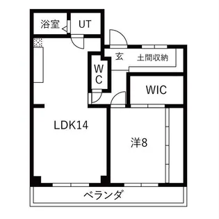 マンションオオノ【4階】の間取り