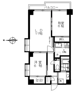 アーバンパレス広尾【2階】の間取り