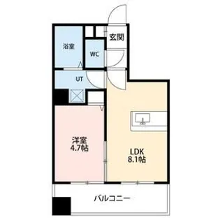 ローレル17【4階】の間取り