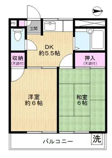 ロイヤルマンション花小金井【3階】の間取り