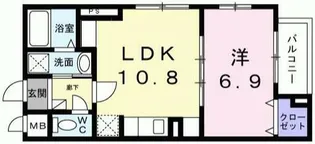 クラルテ目白【3階】の間取り