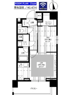 グランドコンシェルジュ新御徒町駅前【8階】の間取り
