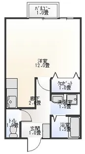 リフォーレ【1階】の間取り