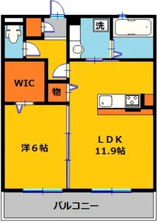 リーフアベニュー【1階】の間取り