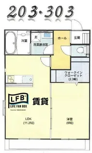 Melia Court(メリアコート)【2階】の間取り