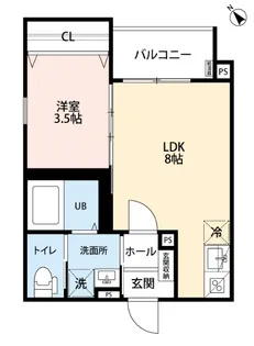 robot home井尻III【3階】の間取り
