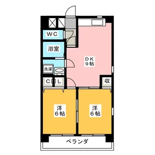 M FLAT【2階】の間取り