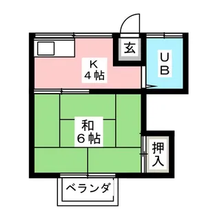 めじろ荘【1階】の間取り