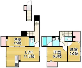 セレスティア竹の塚【2階】の間取り