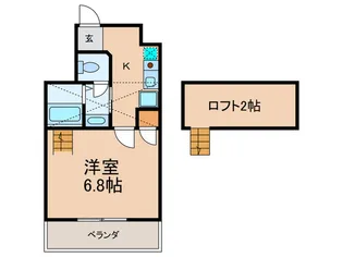 レジデンスクレイン【3階】の間取り