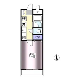 コスモコート西徳【3階】の間取り