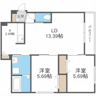LILAC壱番館【3階】の間取り