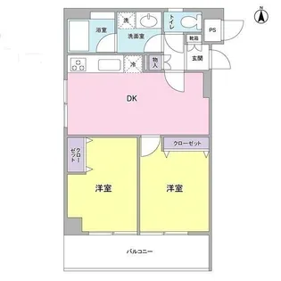 シェレ祗園【2階】の間取り