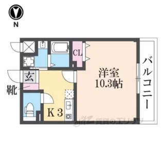 シャトルウエスト【2階】の間取り