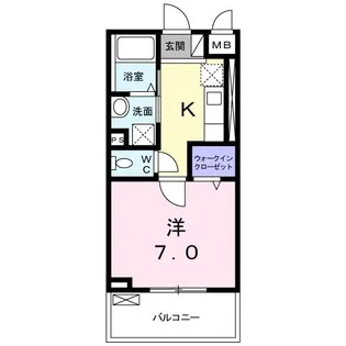 プランドール アイ【3階】の間取り