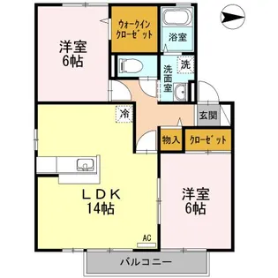 ル・シエル【2階】の間取り