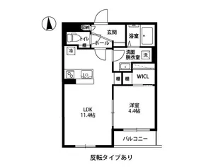 (仮称)中御所マンション【1階】の間取り