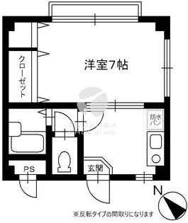 シャトードゥ神楽坂【3階】の間取り