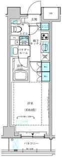 ヴィークブライト月島【4階】の間取り