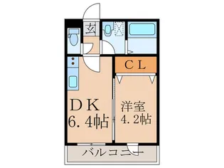 clair【2階】の間取り