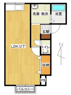 メゾン・アヴニールB棟【1階】の間取り