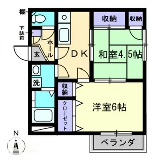 リサーラ錦町【3階】の間取り