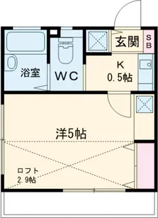 アパート・コスモ【1階】の間取り
