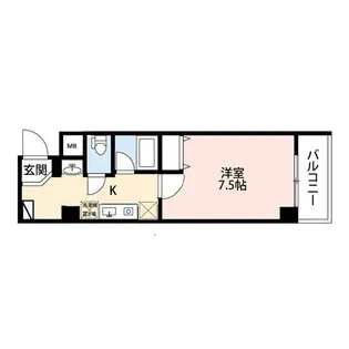 パンウエストリート【4階】の間取り