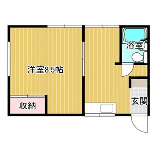 光ハイツ【1階】の間取り