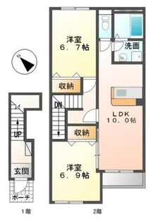 Green CalmIV【2階】の間取り