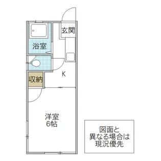 茨大ハイツ【1階】の間取り
