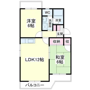 サンティール【1階】の間取り
