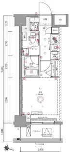 AZEST西川口III【8階】の間取り