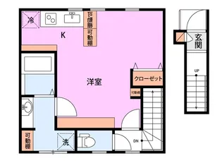 Common東明B棟【2階】の間取り