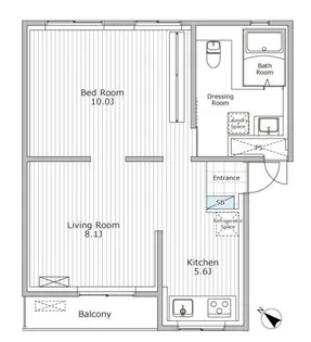 CROSSCEED Kamata【1階】の間取り