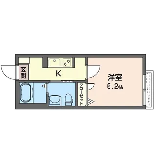 EBISU HEIM 悠【1階】の間取り