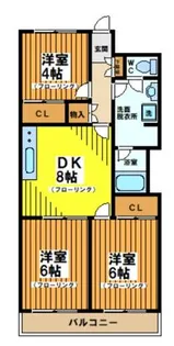 ドミールウメダ【3階】の間取り