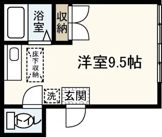 サンシャイン中央II【1階】の間取り