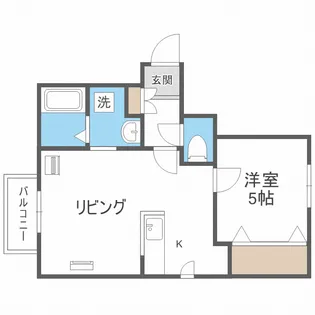 クラリス月寒西【3階】の間取り