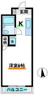 ハイム佐藤【1階】の間取り