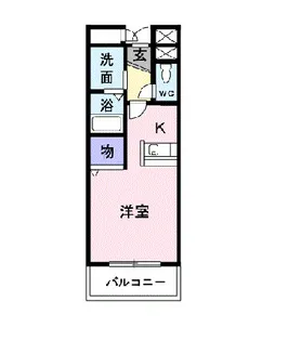 トゥー・ル・モンド【1階】の間取り