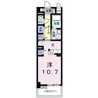 カラフル ウェーブ【2階】の間取り