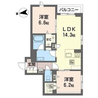 Forena【1階】の間取り